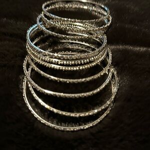 Bangle Bracelets Set OF 10
